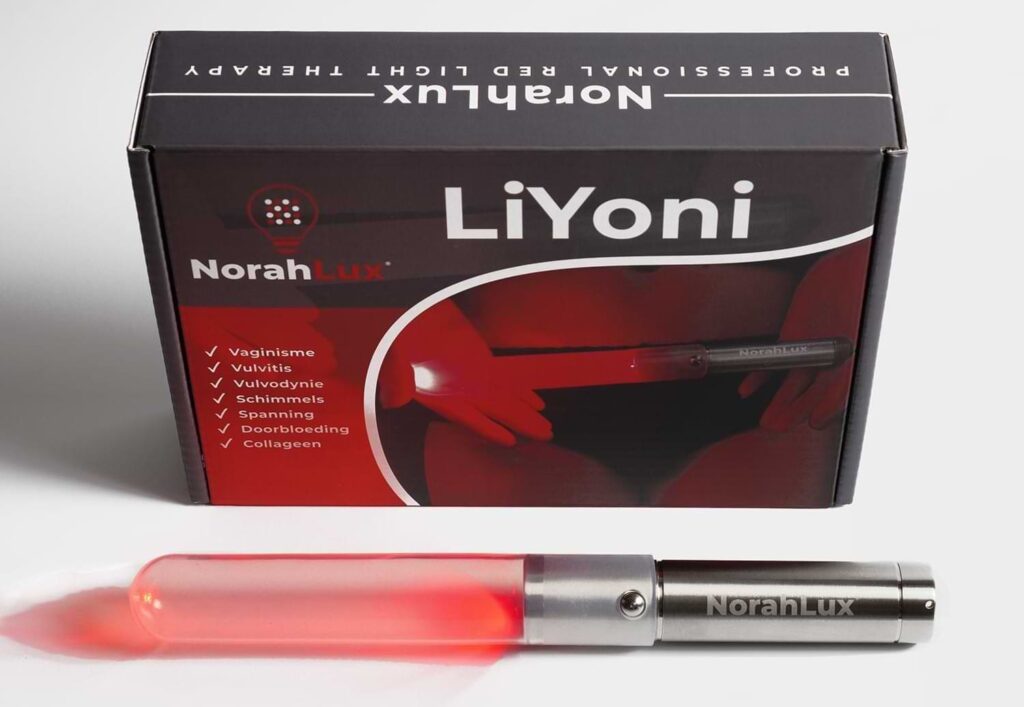 norahlux liyoni rood lichttherapie intiemzone vaginale klachten lamp aan