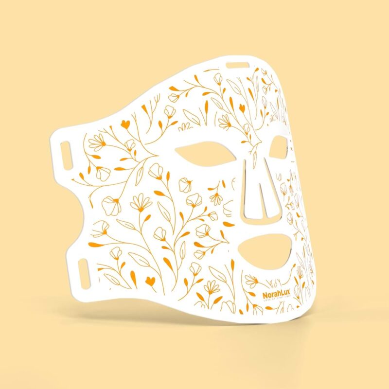 norahlux rood licht therapie glowy led gezicht beauty masker